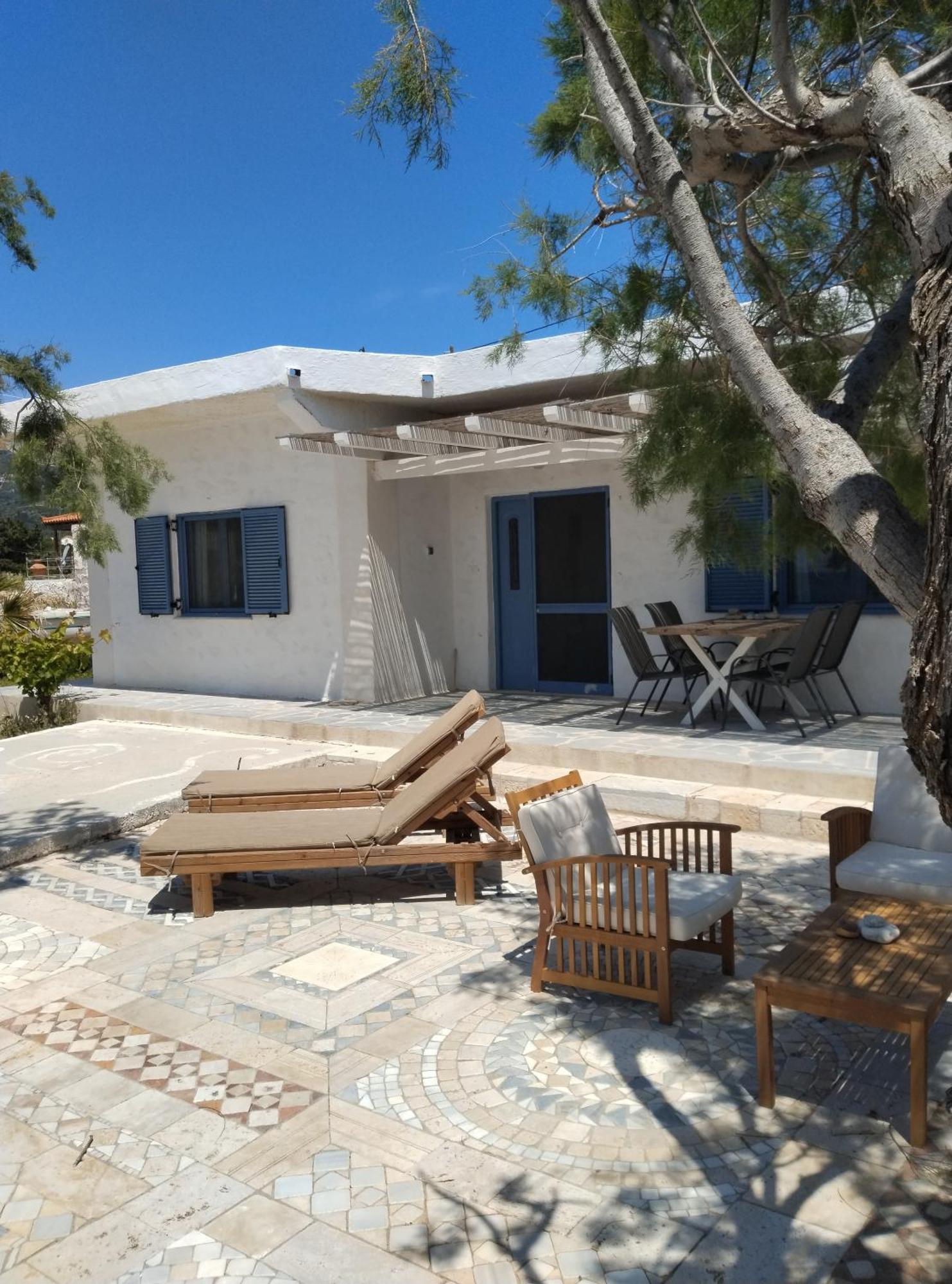 House On The Wave Villa Marathokampos Bagian luar foto